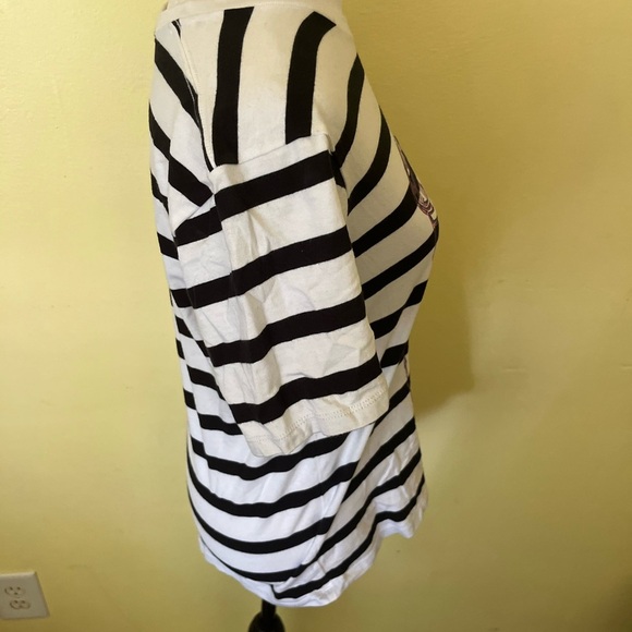 Uniqlo SPRZ NY Andy Warhol Black and White Striped Campbells Soup Tee Size Small - Picture 7 of 8